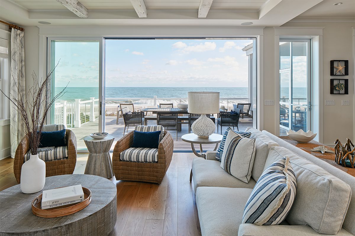 beach house living room