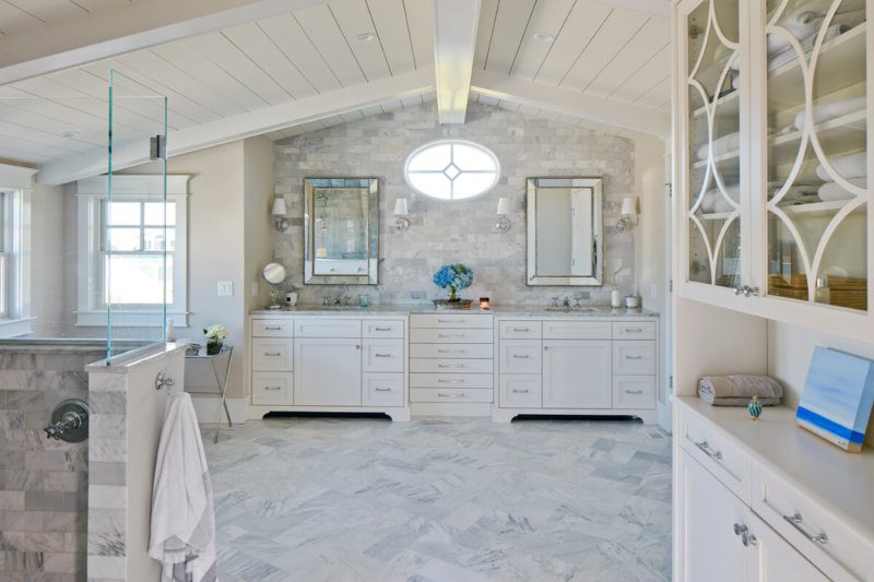 Custom Chic Beach House Toilet Brush